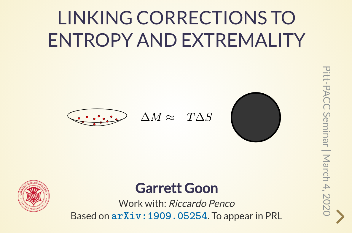 Title slide for Pitt-PACC 2020 seminar