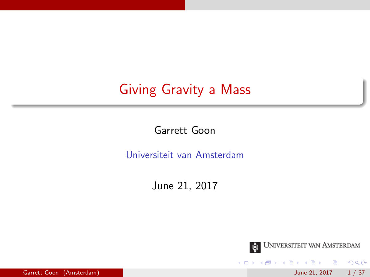 Title slide Utrecht colloquium 2017